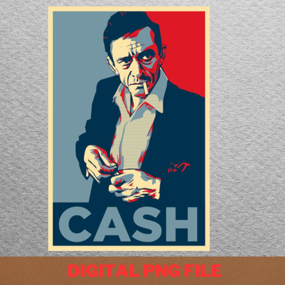 Johnny Cash Songwriter PNG, Johnny Cash PNG, Outlaw Country Digital Png Files.jpg