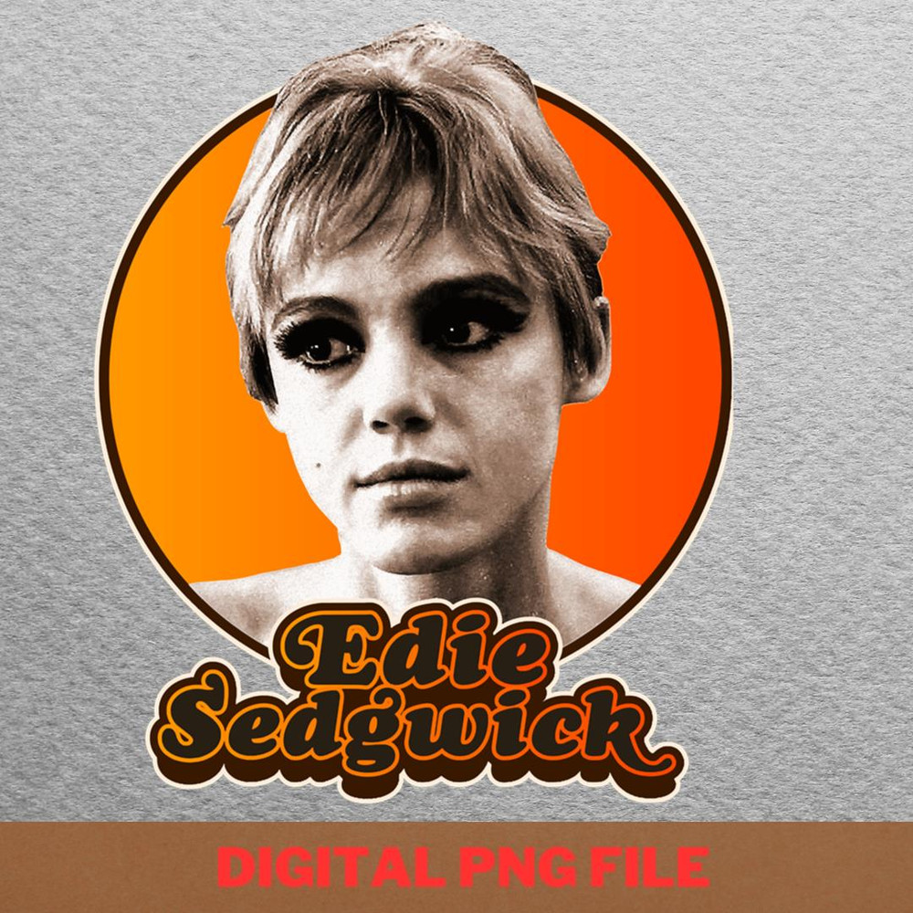 Edie Sedgwick Chic PNG, Edie Sedgwick PNG, Andy Warhol Digital Png Files.jpg