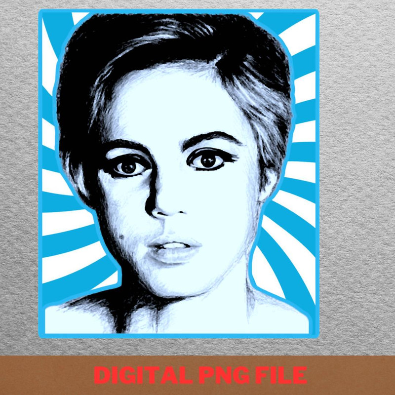 Edie Sedgwick Glow PNG, Edie Sedgwick PNG, Andy Warhol Digital Png Files.jpg