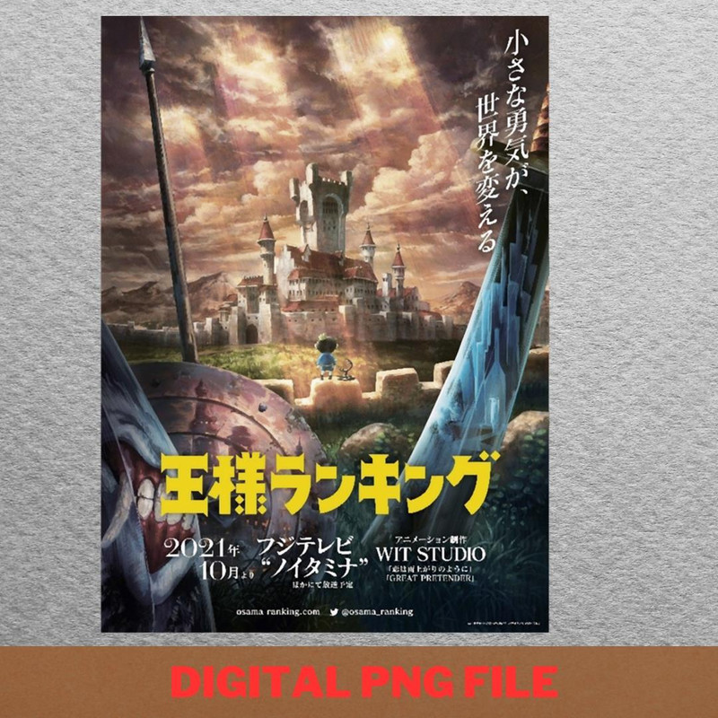 Ousama Ranking Bojji Bravery PNG, Ousama Ranking PNG, Anime Digital Png Files.jpg