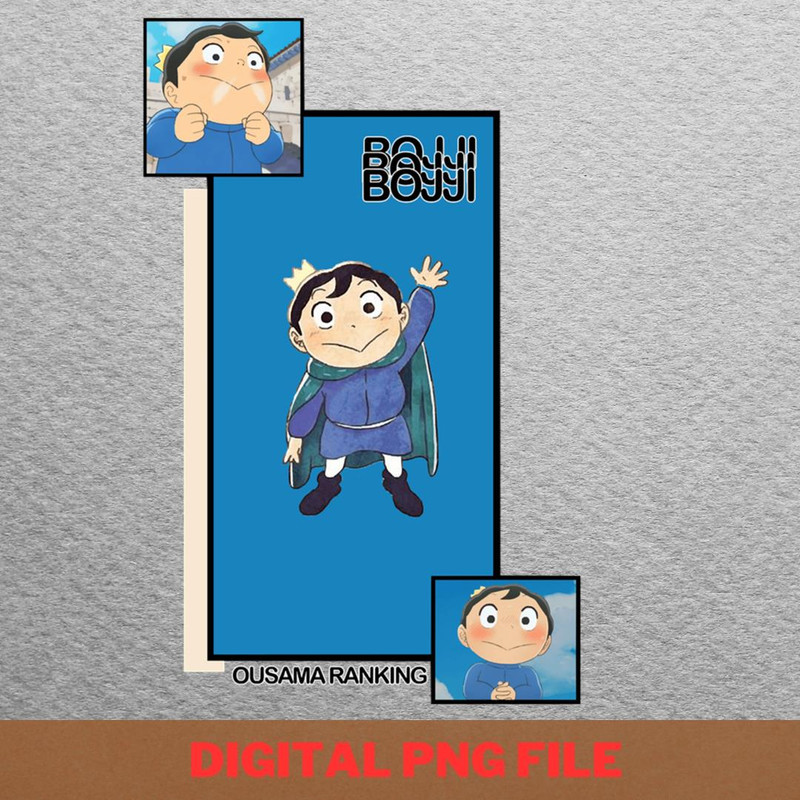 Ousama Ranking Bojji Sweet PNG, Ousama Ranking PNG, Anime Digital Png Files.jpg