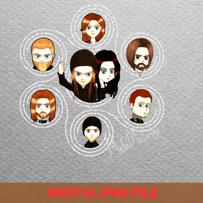 Eluveitie Band Duffle Bags PNG, Eluveitie Band PNG, Folk Metal Digital Png Files.jpg