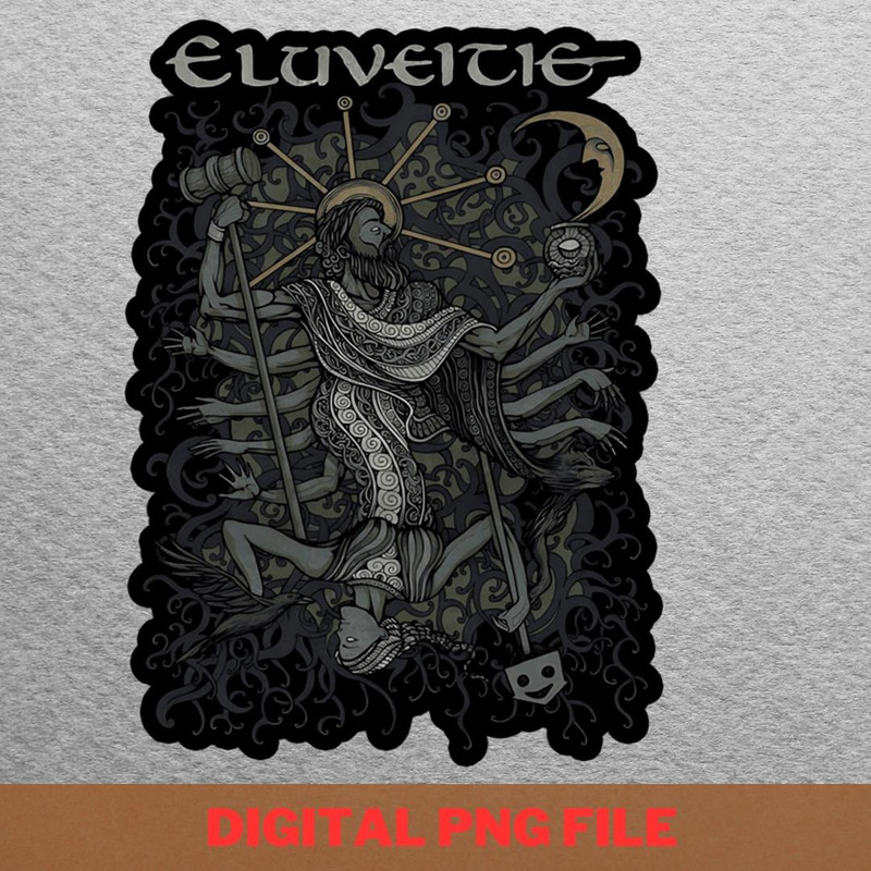 Eluveitie Band Keychains PNG, Eluveitie Band PNG, Folk Metal Digital Png Files.jpg