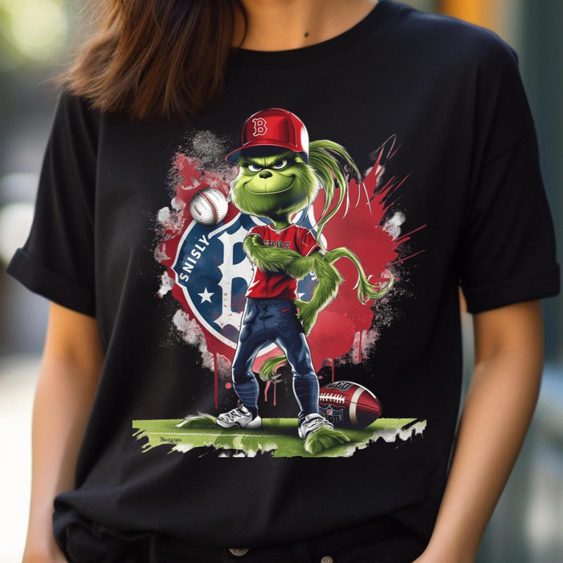The Grinch Vs Boston Red Sox Naughty Noel Nine PNG, The Grinch PNG, Boston Red Sox Digital Png Files.jpg