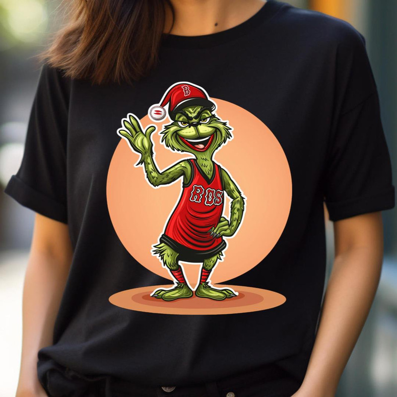 The Grinch Vs Boston Red Sox Bitter Batter Battle PNG, The Grinch PNG, Boston Red Sox Digital Png Files.jpg