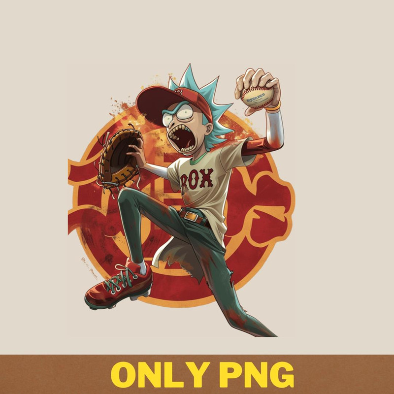 Rick And Morty Vs Boston Red Sox Dimensional Duel PNG, Rick And Morty PNG, Boston Red Sox Digital Png Files.jpg