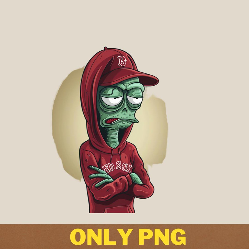 Rick And Morty Vs Boston Red Sox Fictional Fielders PNG, Rick And Morty PNG, Boston Red Sox Digital Png Files.jpg