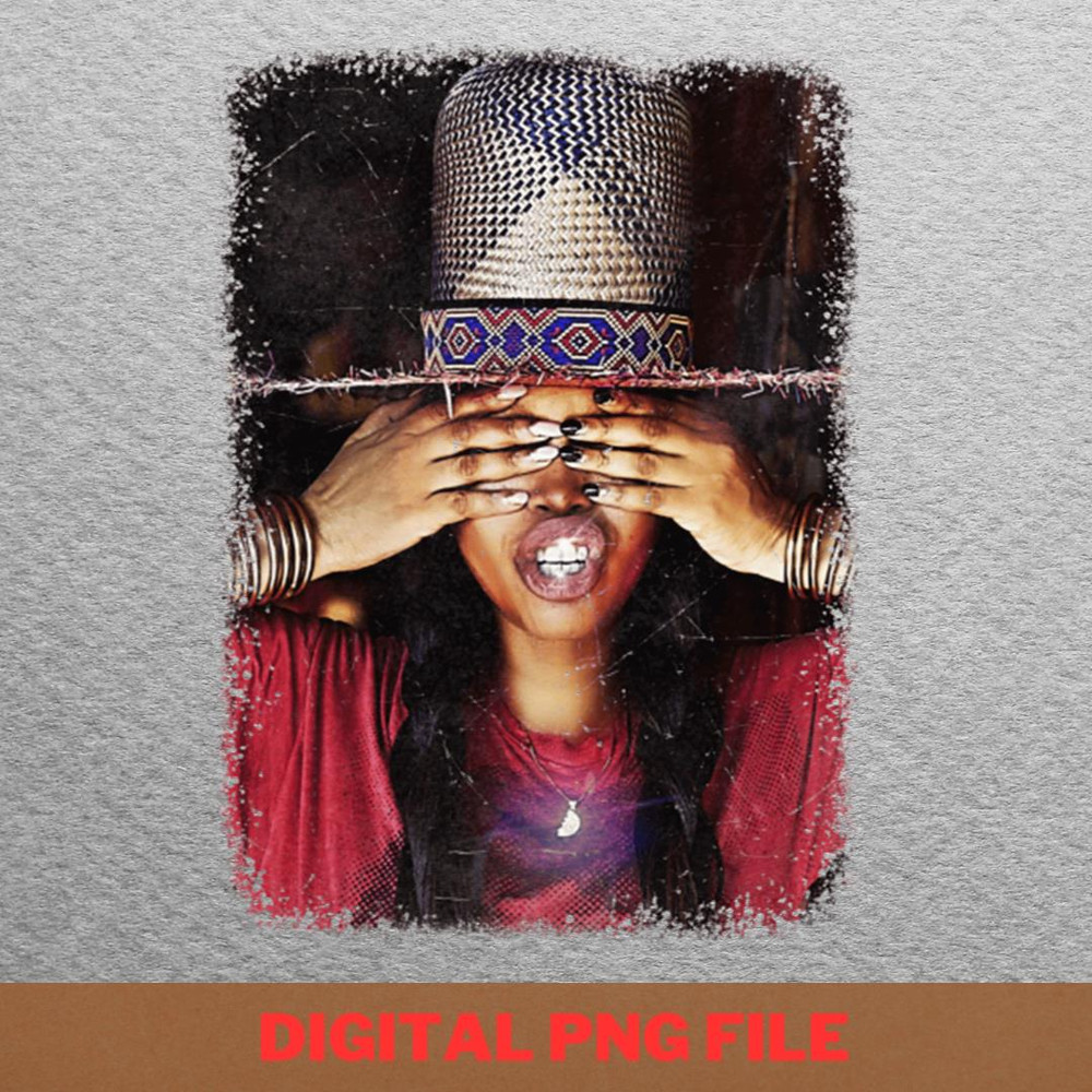 Erykah Badu Electric Feel PNG, Erykah Badu PNG, Hip Hop Digital Png Files.jpg