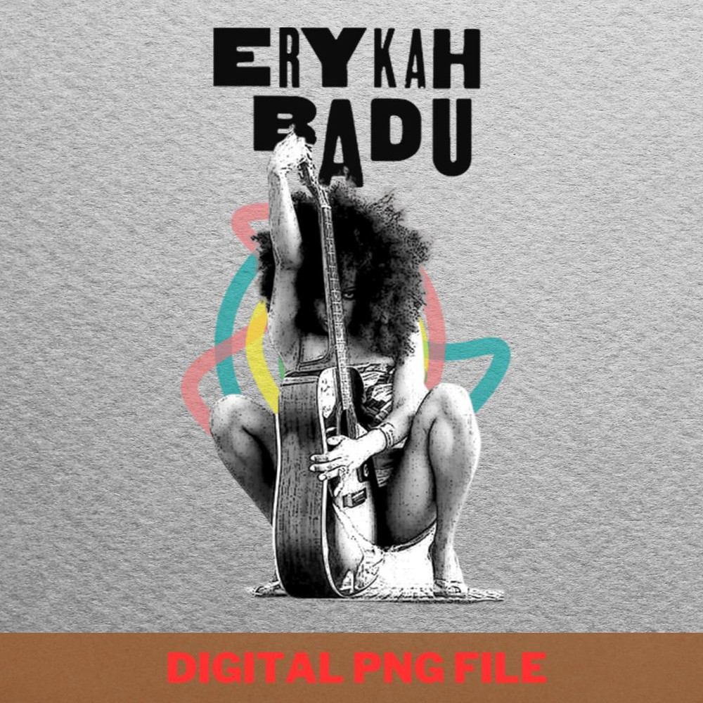 Erykah Badu Sonic Exploration PNG, Erykah Badu PNG, Hip Hop Digital Png Files.jpg