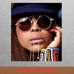 erykah badu fresh tunes png, erykah badu png, hip hop digital png files