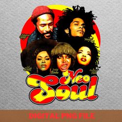 erykah badu style evolution png, erykah badu png, hip hop digital png files