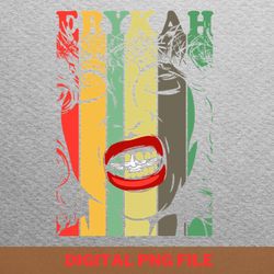 erykah badu soul narratives png, erykah badu png, hip hop digital png files