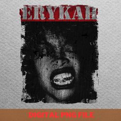 erykah badu earthy sounds png, erykah badu png, hip hop digital png files