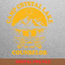 camp crystal lake counselor campfire chills png, jason voorhees png, friday the 13th digital png files