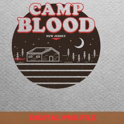 camp crystal lake counselor danger alert png, jason voorhees png, friday the 13th digital png files