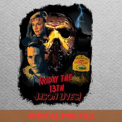 camp crystal lake counselor figures detailed png, jason voorhees png, friday the 13th digital png files