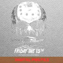 camp crystal lake counselor horror film png, jason voorhees png, friday the 13th digital png files