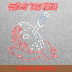 camp crystal lake counselor jason unstoppable png, jason voorhees png, friday the 13th digital png files