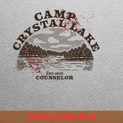 camp crystal lake counselor killer lurking png, jason voorhees png, friday the 13th digital png files