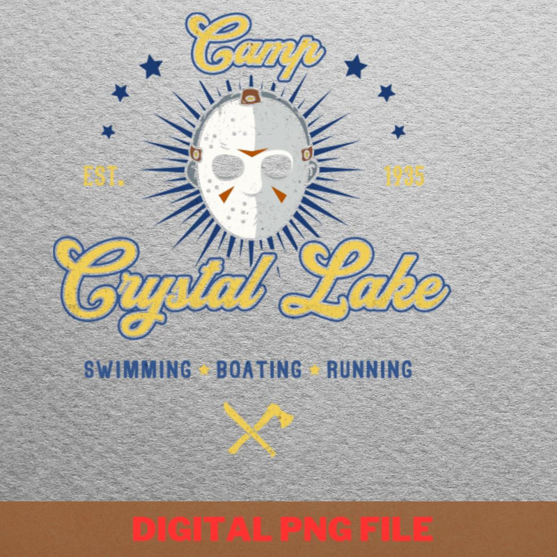 Camp Crystal Lake Counselor Night Terrors PNG, Jason Voorhees PNG, Friday The 13th Digital Png Files.jpg