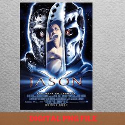 camp crystal lake counselor notebooks blank png, jason voorhees png, friday the 13th digital png files