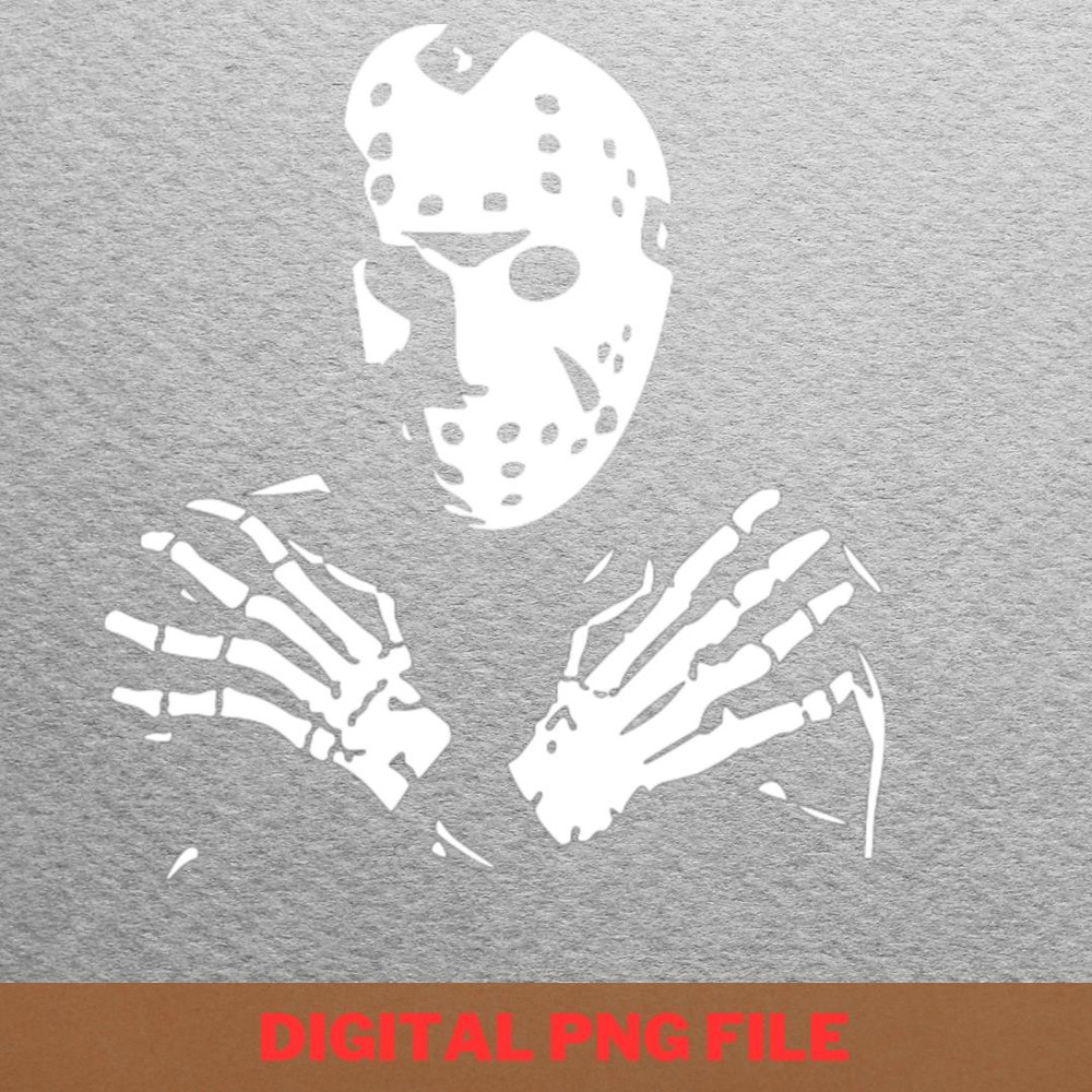 Camp Crystal Lake Counselor Paintings Vivid PNG, Jason Voorhees PNG, Friday The 13th Digital Png Files.jpg