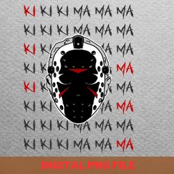 camp crystal lake counselor prints hanging png, jason voorhees png, friday the 13th digital png files