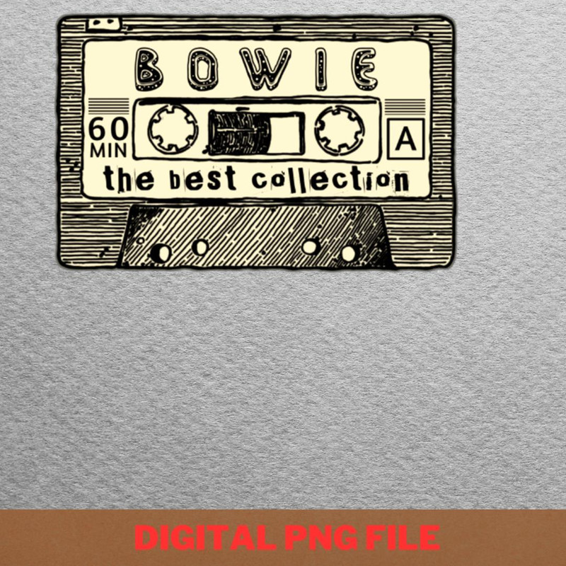 Bowie Cassette - Bowie Labyrinth King PNG, David Bowie PNG, Pop Art Digital Png Files.jpg