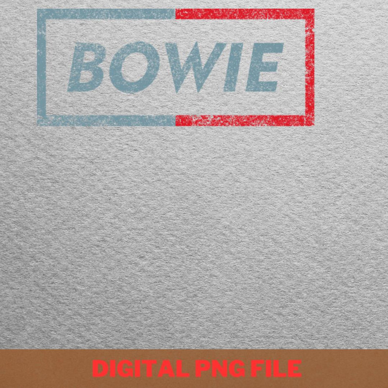 Bowie Distressed - Bowie Thin White PNG, David Bowie PNG, Pop Art Digital Png Files.jpg