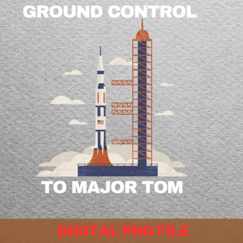 Major Tom Space - Bowie Mutated Music PNG, David Bowie PNG, Pop Art Digital Png Files.jpg