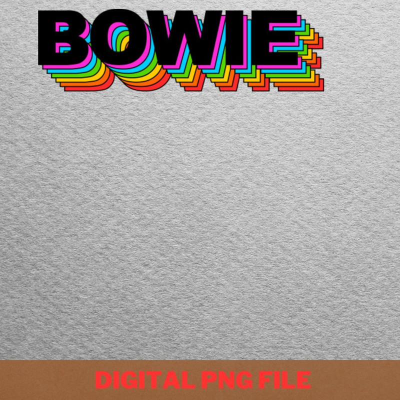 Rainbowie - Bowie Neon Sky PNG, David Bowie PNG, Pop Art Digital Png Files.jpg