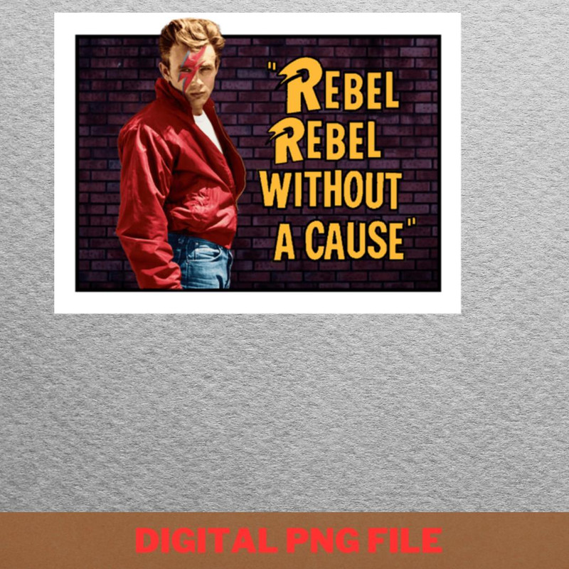 Rebel Rebel Without - Bowie Guitar Riffs PNG, David Bowie PNG, Pop Art Digital Png Files.jpg