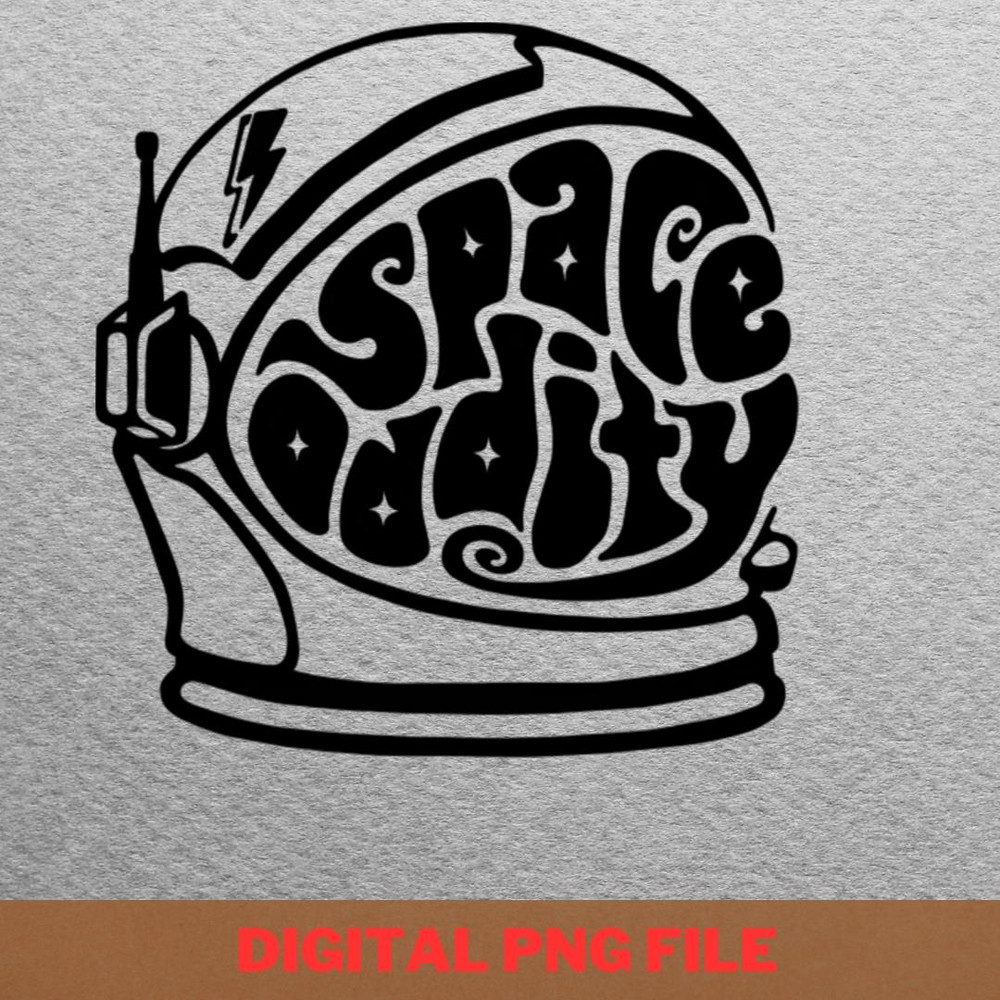 Space Oddity Astronaut - Bowie Flash Style PNG, David Bowie PNG, Pop Art Digital Png Files.jpg