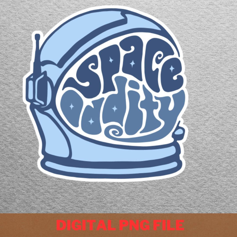 Space Oddity Astronaut - Bowie Retro Cool PNG, David Bowie PNG, Pop Art Digital Png Files.jpg