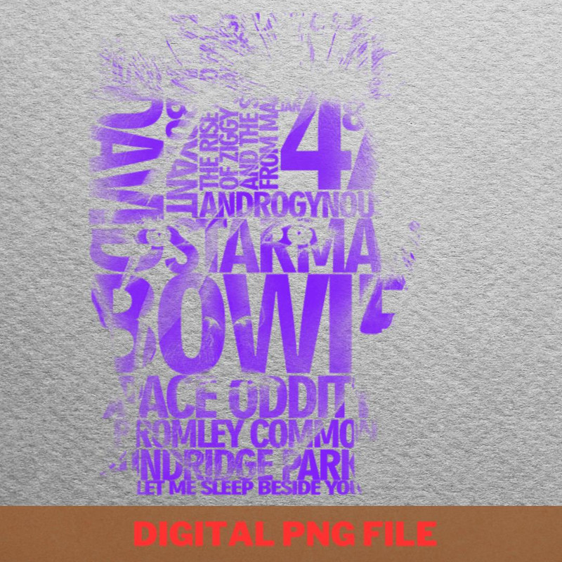 Starbow - Bowie True Visionary PNG, David Bowie PNG, Pop Art Digital Png Files.jpg