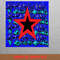 Starman Red Dark - Bowie Unique Blend PNG, David Bowie PNG, Pop Art Digital Png Files.jpg