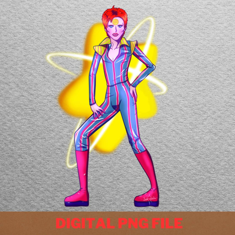Ziggy Stardust Starman David - Bowie Rising Star PNG, David Bowie PNG, Pop Art Digital Png Files.jpg