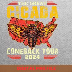 cicada 2024 annual png, cicada 2024 png, bug lover digital png files
