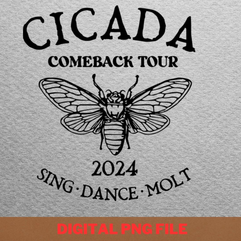 Cicada 2024 Auditory PNG, Cicada 2024 PNG, Bug Lover Digital Png Files.jpg