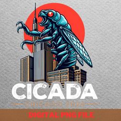 cicada 2024 fanfare png, cicada 2024 png, bug lover digital png files