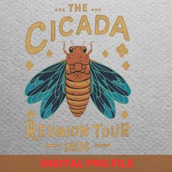 cicada 2024 flourish png, cicada 2024 png, bug lover digital png files