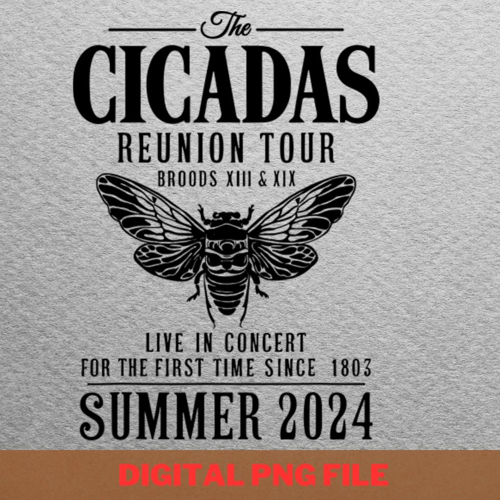 Cicada 2024 Forest PNG, Cicada 2024 PNG, Bug Lover Digital Png Files.jpg