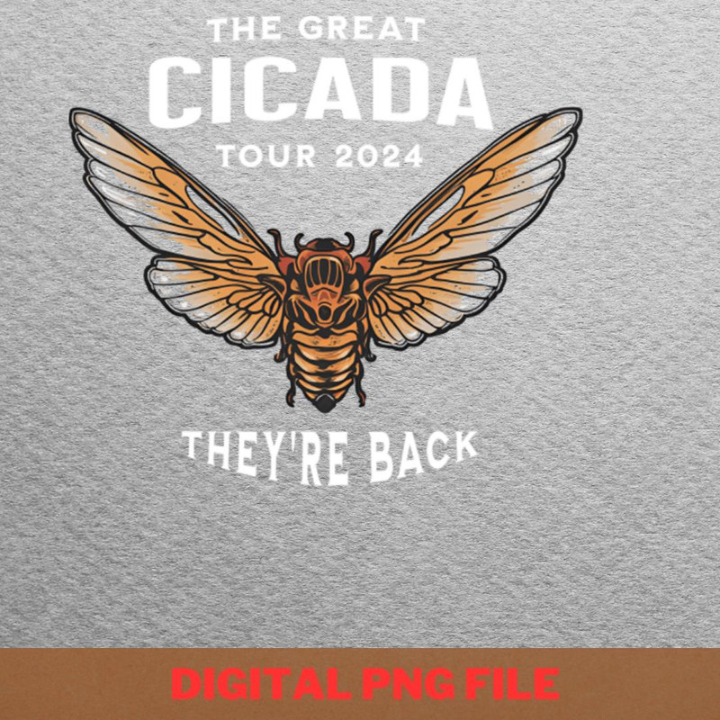 Cicada 2024 Germination PNG, Cicada 2024 PNG, Bug Lover Digital Png Files.jpg