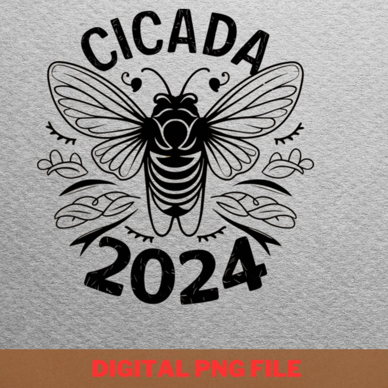 Cicada 2024 Periodical PNG, Cicada 2024 PNG, Bug Lover Digital Png Files.jpg