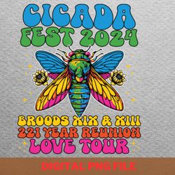 cicada 2024 symphony png, cicada 2024 png, bug lover digital png files