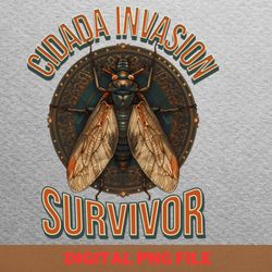 cicada 2024 vibration png, cicada 2024 png, bug lover digital png files