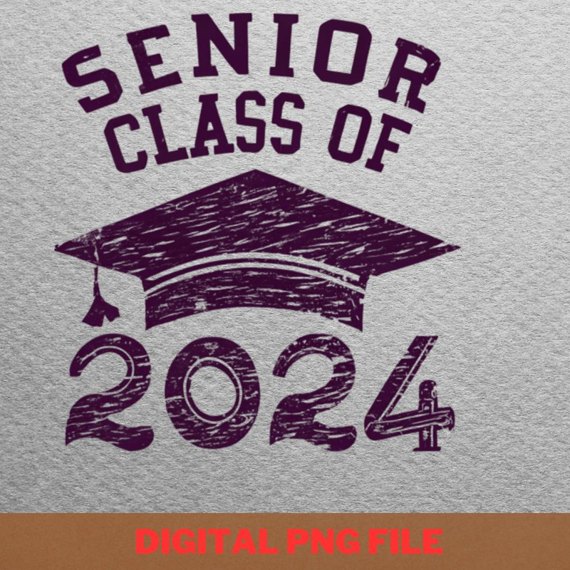 Class Of 2024 Gleam PNG, Class Of 2024 PNG, Seniors 2024 Digital Png Files.jpg