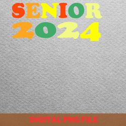 class of 2024 radiate png, class of 2024 png, seniors 2024 digital png files