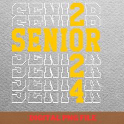 class of 2024 shine png, class of 2024 png, seniors 2024 digital png files