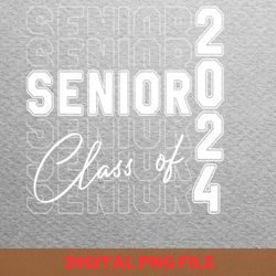 class of 2024 spark png, class of 2024 png, seniors 2024 digital png files